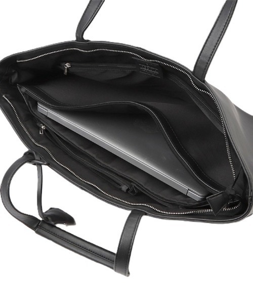 REGiSTA(レジスタ)の「REGiSTA Split Leather Tote Bag(ビジネスバッグ・メンズ・ネイビー/ダークブラウン・FREE)」の15枚目の写真