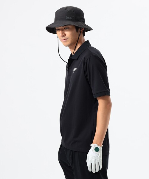 BEAMS GOLF 吸水速乾 ドットプリント ロゴポロシャツ ORANGE LABEL / 吸水速乾 ドットプリント ロゴポロシャツ 【DRY