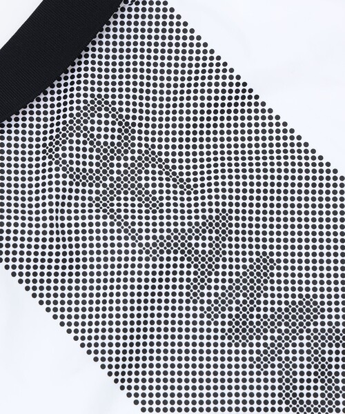 BEAMS GOLF（ビームスゴルフ）の「ORANGE LABEL / 吸水速乾 ドットプリント ロゴポロシャツ 【DRY・UV・STRETCH】（ポロシャツ・メンズ・ホワイト/ブラック・M/L/S/XL）」の3枚目の写真