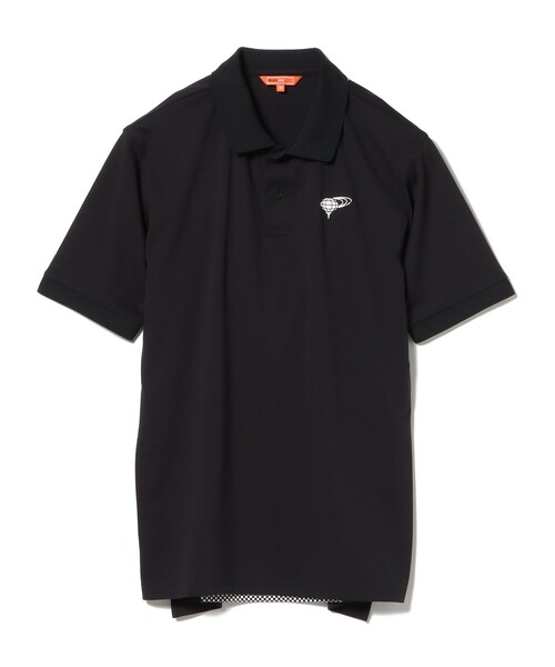 BEAMS GOLF 吸水速乾 ドットプリント ロゴポロシャツ ORANGE LABEL / 吸水速乾 ドットプリント ロゴポロシャツ 【DRY