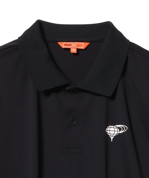 BEAMS GOLF 吸水速乾 ドットプリント ロゴポロシャツ ORANGE LABEL / 吸水速乾 ドットプリント ロゴポロシャツ 【DRY