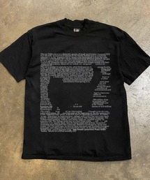 FreeZone（フリーゾーン）の「キャットシルエットテキストプリントTシャツ（Tシャツ/カットソー）」