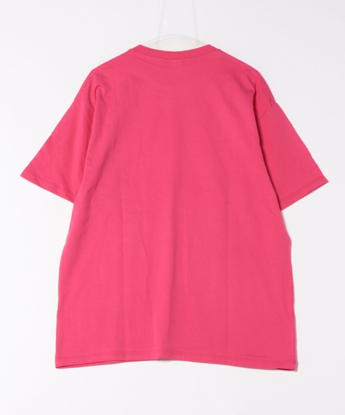 FreeZone(フリーゾーン)の「キャットシルエットテキストプリントTシャツ(Tシャツ/カットソー・メンズ・ブラック/ホワイト/ライトグレー/ピンク/ネイビー・F)」の9枚目の写真