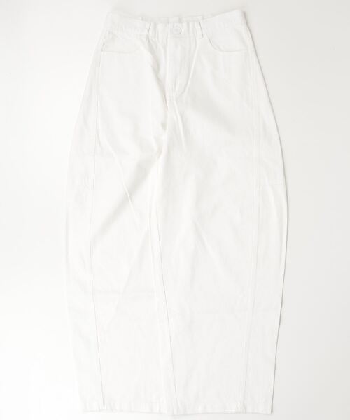 FREE STYLISTS(フリー スタイリスト)の「YUGA_YGMC Carvy wide length pants(デニムパンツ・レディース・ネイビー/ホワイト・L/M/S)」の13枚目の写真