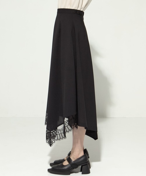 akane utsunomiya lace hem skirt グレー 別注lace hem skirt(36 GREY): AKANE UTSUNOMIYA: WOMENS｜ STUDIOUS