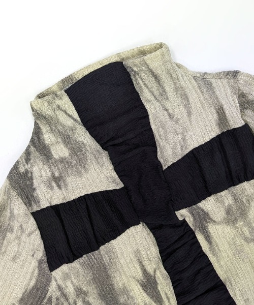 Riff(リフ)の「クロス切り替えロングTシャツ(Tシャツ/カットソー・レディース・ベージュ・L/M)」の10枚目の写真
