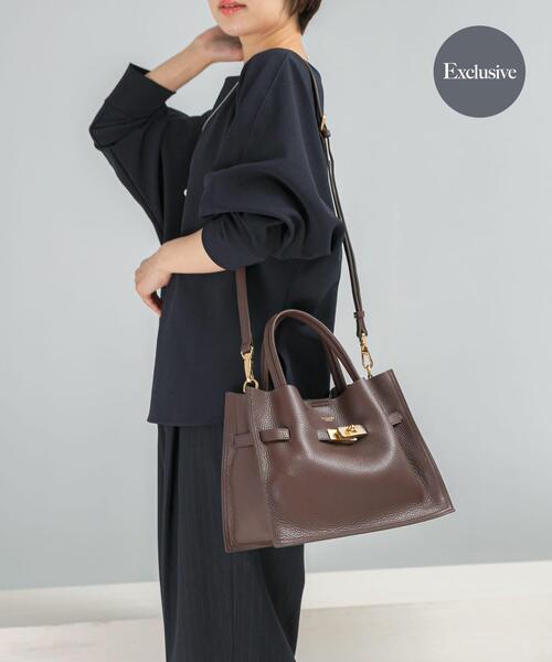 URBAN RESEARCH ROSSO WOMEN（アーバンリサーチ　ロッソ）の「VIOLA d’ORO　TRERO M（トートバッグ・レディース・ベージュ系その他/ブラック/ダークブラウン・-）」の2枚目の写真