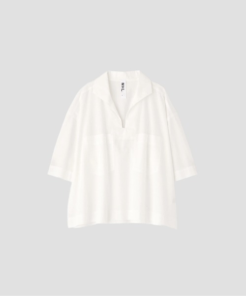 GARMENT DYE COTTON POPLIN（シャツ/ブラウス）｜MHL