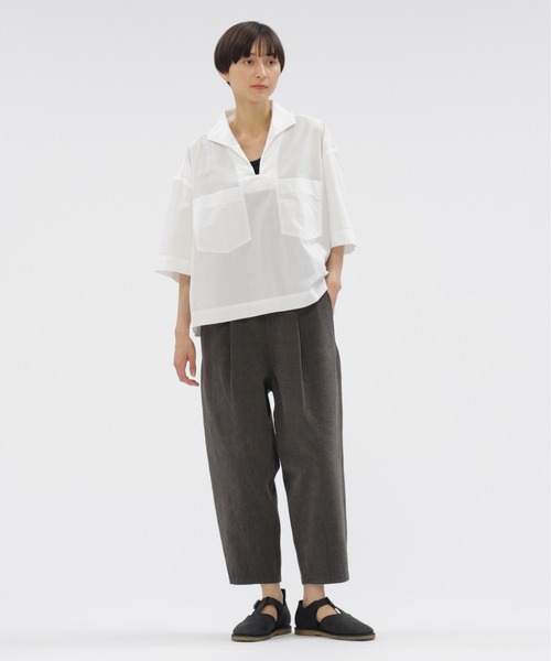 GARMENT DYE COTTON POPLIN（シャツ/ブラウス）｜MHL