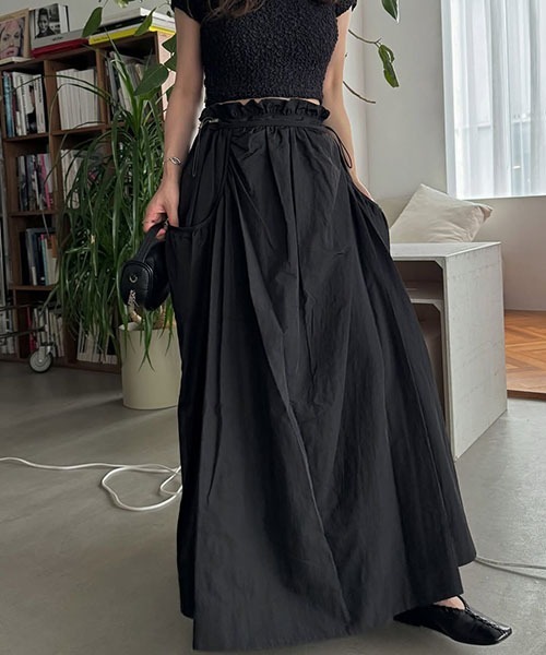 WILLFULLY（ウィルフリー）の「wide pocket waist adjuster SK