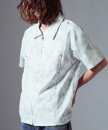 Theater code（シアターコード）の「zip-up polo shirt/ジップアップポロシャツ（ポロシャツ）」