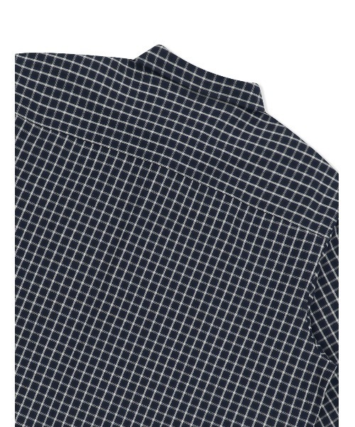 YESEYESEE（イエスアイシー）の「SN-Logo Short Sleeve Check Shirt（シャツ/ブラウス・メンズ・マルチ/ネイビー/ライトブルー・S/XL/M/L）」の21枚目の写真