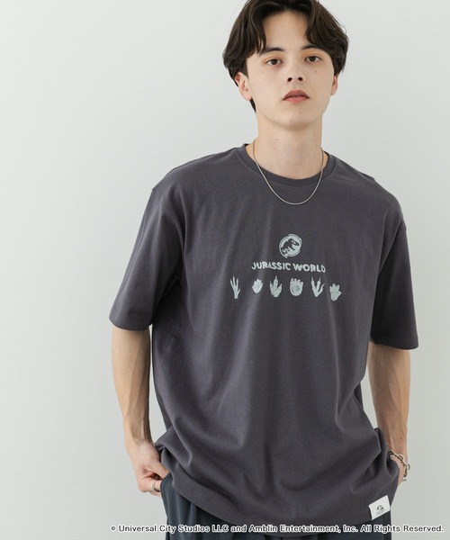 SENSE OF PLACE by URBAN RESEARCH（センスオブプレイスバイアーバンリサーチ）の「『別注』Jurassic World×SENSE OF PLACE　T-SHIRTS/B（Tシャツ/カットソー・メンズ・ホワイト/チャコールグレー/レッド・LARGE/MEDIUM）」の11枚目の写真