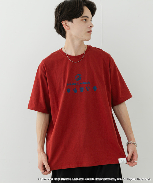 SENSE OF PLACE by URBAN RESEARCH（センスオブプレイスバイアーバンリサーチ）の「『別注』Jurassic World×SENSE OF PLACE　T-SHIRTS/B（Tシャツ/カットソー・メンズ・ホワイト/チャコールグレー/レッド・LARGE/MEDIUM）」の16枚目の写真