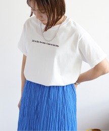 cepo | 〈さらっと涼しい、シルキータッチ♪〉シルケットショートスリーブロゴTee(Tシャツ/カットソー)