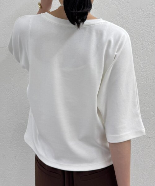 LOUNGEDRESS(ラウンジドレス)の「ドルマンカットソー(Tシャツ/カットソー・レディース・ブラック/オフホワイト/ブラウン・FREE)」の14枚目の写真