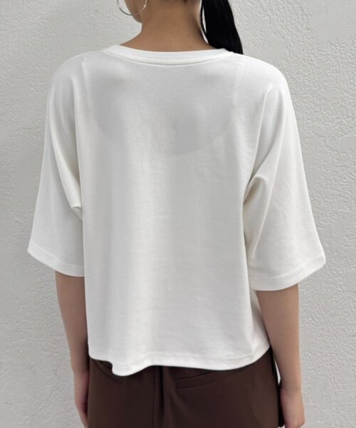 LOUNGEDRESS(ラウンジドレス)の「ドルマンカットソー(Tシャツ/カットソー・レディース・ブラック/オフホワイト/ブラウン・FREE)」の18枚目の写真