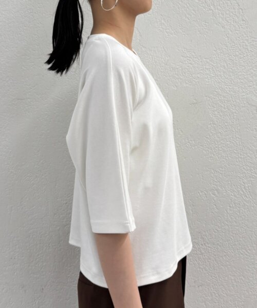 LOUNGEDRESS(ラウンジドレス)の「ドルマンカットソー(Tシャツ/カットソー・レディース・ブラック/オフホワイト/ブラウン・FREE)」の19枚目の写真