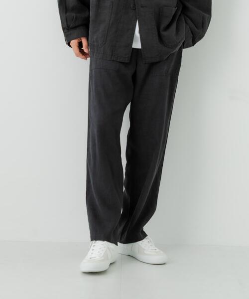 URBAN RESEARCH（アーバンリサーチ）の「『別注』LE VETEMENT ATLANTIQUE×UR　ワークパンツ（その他パンツ・メンズ・ブラック/チャコールグレー・MEDIUM/LARGE）」の3枚目の写真