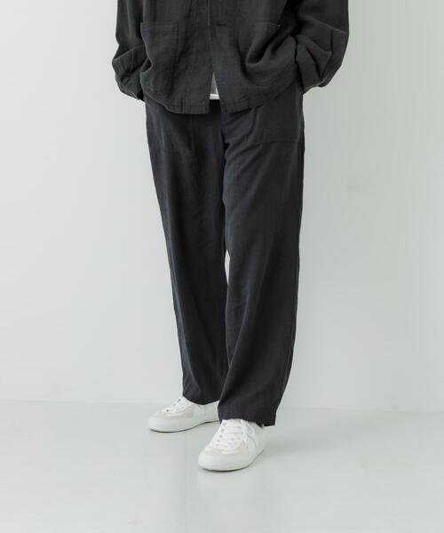 URBAN RESEARCH（アーバンリサーチ）の「『別注』LE VETEMENT ATLANTIQUE×UR　ワークパンツ（その他パンツ・メンズ・ブラック/チャコールグレー・MEDIUM/LARGE）」の4枚目の写真