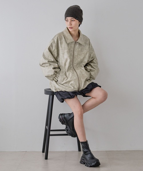 JEANASIS（ジーナシス）の「【抗菌防臭テープ付き】ストレッチクリアスニーカーブーツ/573251（ブーツ・レディース・ブラック/ブラック系その他/グレー系その他/ブラック系その他2・MEDIUM/LARGE）」の5枚目の写真