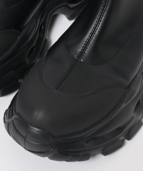 JEANASIS（ジーナシス）の「【抗菌防臭テープ付き】ストレッチクリアスニーカーブーツ/573251（ブーツ・レディース・ブラック/ブラック系その他/グレー系その他/ブラック系その他2・MEDIUM/LARGE）」の15枚目の写真