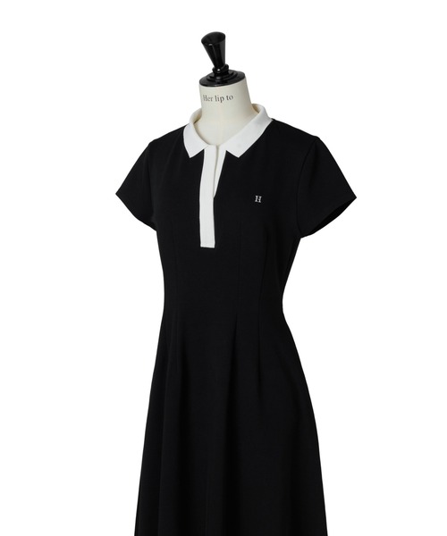ワンピース Short Sleeve Polo Dress Short Sleeve Polo Dress（ワンピース）｜Her lip to（ハー