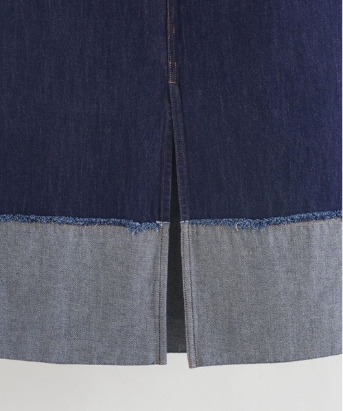 セール】ロールアップデニムロングスカート-ZOZOMARKET by