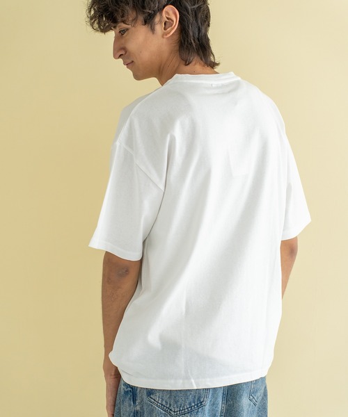 Quash（クアッシュ）の「フロッキー刺繍Tシャツ（Tシャツ/カットソー・メンズ・ネイビー/イエロー/ホワイト・MEDIUM/LARGE）」の15枚目の写真