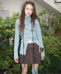 musubore（ムスボレ）の「2way long sleeve plain cardigan / ロングスリーブプレーンカーディガン（カーディガン/ボレロ）」