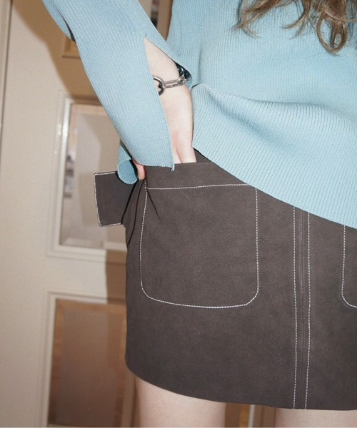 musubore(ムスボレ)の「2way long sleeve plain cardigan / ロングスリーブプレーンカーディガン(カーディガン/ボレロ・レディース・ブラック/パープル/ブルー/ネイビー・FREE)」の21枚目の写真