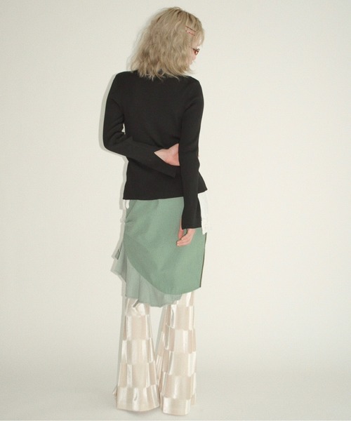 2way long sleeve plain cardigan / ロングスリーブプレーン