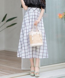 WILLSELECTION | チェック柄タックギャザースカート(スカート)