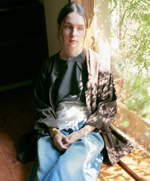 RNA-N(アールエヌエーエヌ)の「B2920 ライトジャケットシャツ(シャツ/ブラウス・レディース・ブラウン/インディゴブルー/オリーブ/ブラック・FREE)」の3枚目の写真