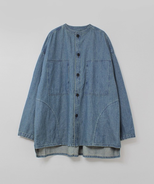 RNA-N(アールエヌエーエヌ)の「B2920 ライトジャケットシャツ(シャツ/ブラウス・レディース・ブラウン/インディゴブルー/オリーブ/ブラック・FREE)」の4枚目の写真