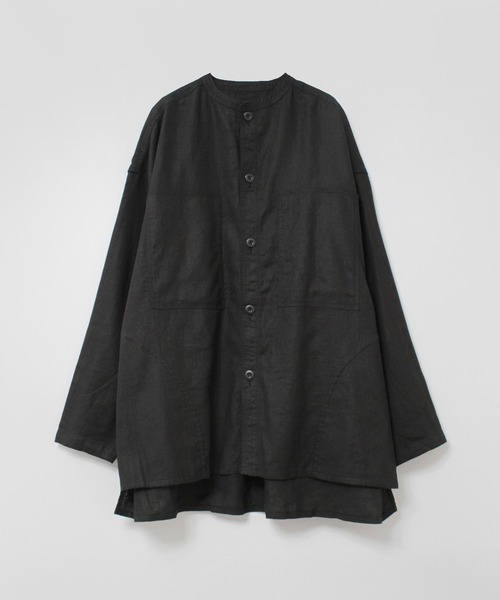 RNA-N(アールエヌエーエヌ)の「B2920 ライトジャケットシャツ(シャツ/ブラウス・レディース・ブラウン/インディゴブルー/オリーブ/ブラック・FREE)」の2枚目の写真