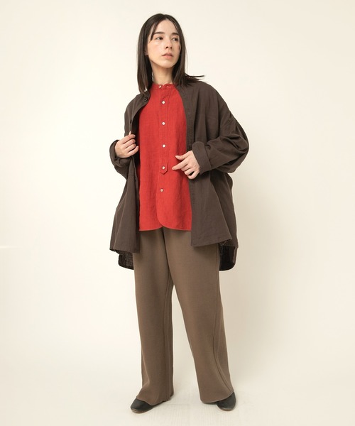 RNA-N(アールエヌエーエヌ)の「B2920 ライトジャケットシャツ(シャツ/ブラウス・レディース・ブラウン/インディゴブルー/オリーブ/ブラック・FREE)」の8枚目の写真