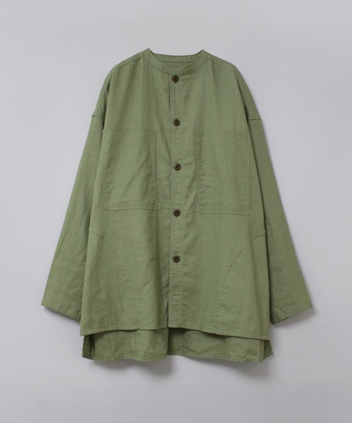 RNA-N(アールエヌエーエヌ)の「B2920 ライトジャケットシャツ(シャツ/ブラウス・レディース・ブラウン/インディゴブルー/オリーブ/ブラック・FREE)」の20枚目の写真