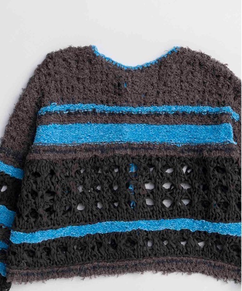 MAISON SPECIAL(メゾンスペシャル)の「Hand-knitted Cardigan/ハンドカーディガン【MAISON SPECIAL/メゾンスペシャル】(カーディガン/ボレロ・レディース・ブラック/ピンク/グレー・FREE)」の16枚目の写真
