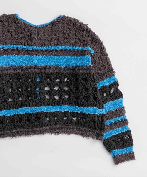 MAISON SPECIAL(メゾンスペシャル)の「Hand-knitted Cardigan/ハンドカーディガン【MAISON SPECIAL/メゾンスペシャル】(カーディガン/ボレロ・レディース・ブラック/ピンク/グレー・FREE)」の17枚目の写真