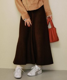 RIKKA FEMME/リッカファム ロングスカート リブニットスカート セットアップ対応 RF25FW15