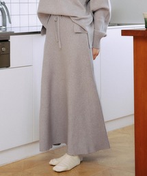 RIKKA FEMME/リッカファム ロングスカート リブニットスカート セットアップ対応 RF25FW15