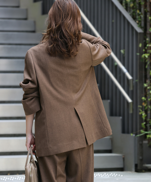 ツイーディーツイルテーラードダブルジャケット 追加2》ツイーディーツイルテーラードダブルジャケット | ジャーナル