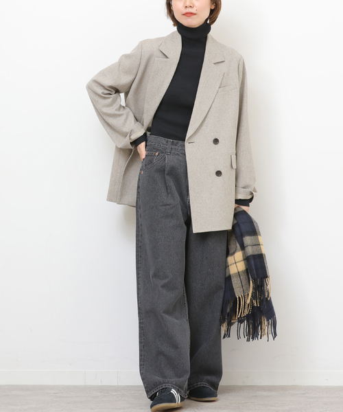 セール】《追加》ツイーディーツイルテーラードダブルジャケット