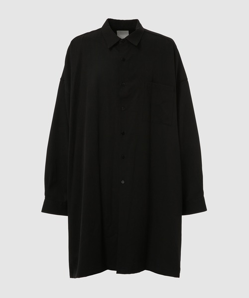 whowhat フーワットWide Shirt ワイドシャツ キュプラコットン WhoWhat（フーワット）の「whowhat/フーワット/wide shirt/ワイド