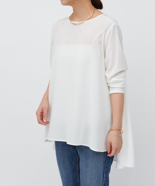 BEARDSLEY（ビアズリー）の「バックフレアブラウス（シャツ/ブラウス・レディース・ホワイト・FREE）」の17枚目の写真