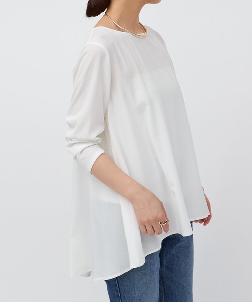 BEARDSLEY（ビアズリー）の「バックフレアブラウス（シャツ/ブラウス・レディース・ホワイト・FREE）」の20枚目の写真