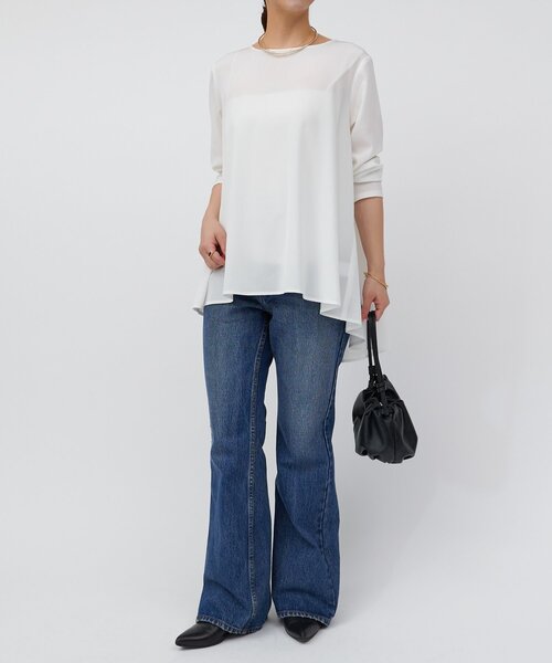 BEARDSLEY（ビアズリー）の「バックフレアブラウス（シャツ/ブラウス・レディース・ホワイト・FREE）」の21枚目の写真