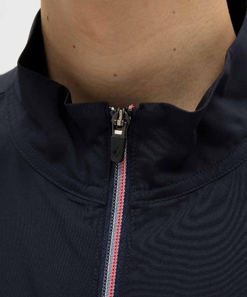 le coq sportif（ルコックスポルティフ）の「【ルコックスポルティフ】吸汗速乾/ストレッチ/UVカット防風クロスジャケット（その他アウター・メンズ・ブルー/ネイビー/ブラック・M/L/XL/S/XXL）」の9枚目の写真