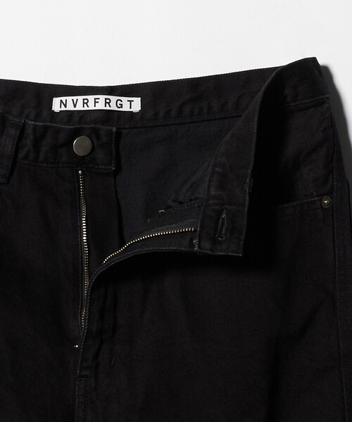 NVRFRGT(ネヴァーフォーゲット)の「<NVRFRGT>ツイスト ワイド ジーンズ(デニムパンツ・メンズ・ブラック・2/1)」の7枚目の写真
